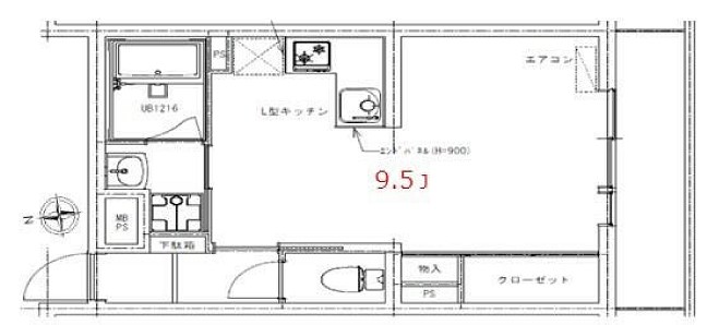 リフィオ都立大学の間取り