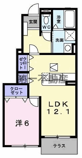 ウィル　ヴェスティージ　壱番館の間取り