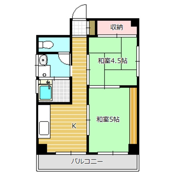 古川マンションの間取り