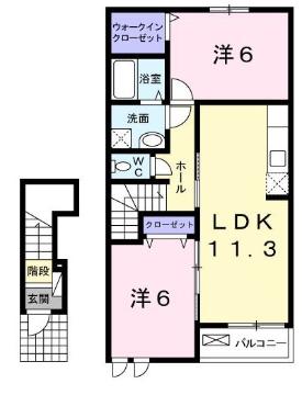 ラフレシール C棟の間取り