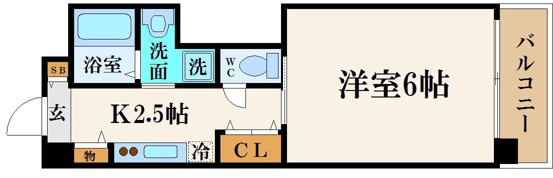 モザイクの間取り