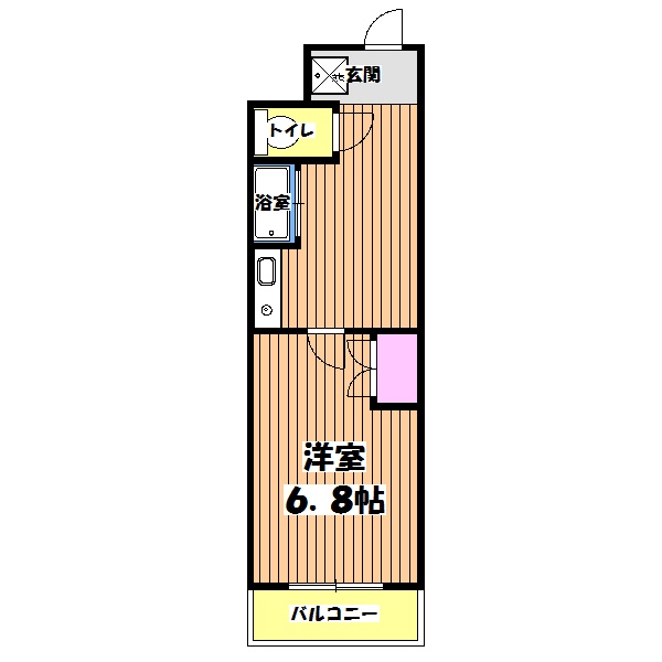 エストライフ八王子の間取り