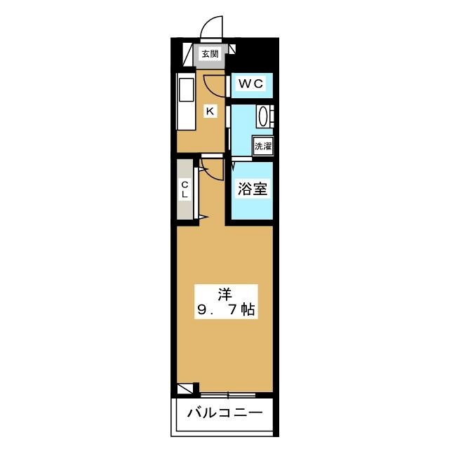 青梅市河辺町のアパートの間取り