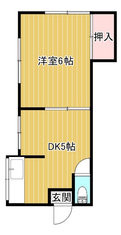 萩原荘の間取り