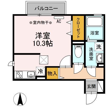 グレイス　ハイムの間取り