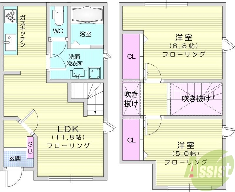 アルファメゾンの間取り