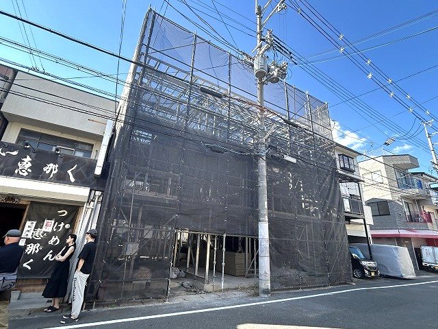 【仮称）一乗寺高槻町新築の建物外観】