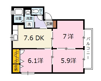 ポルックスの間取り