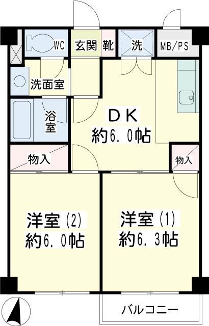 アーバンハイツ金沢文庫の間取り