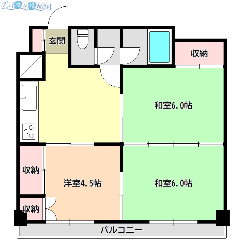 マンション豊照の間取り