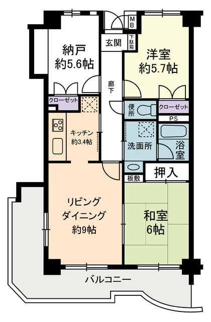 パインベルの間取り