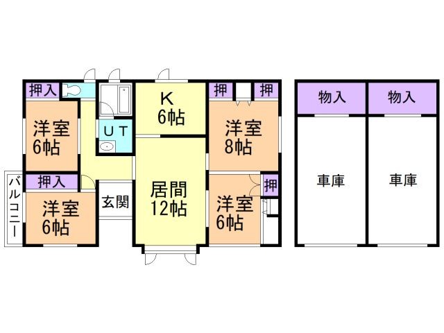 苫小牧市元中野町のその他の間取り