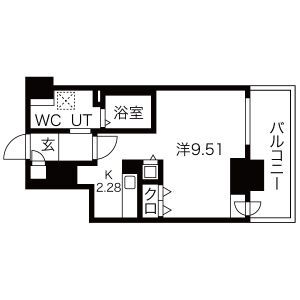 パシフィックタワー札幌の間取り