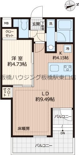 Beverly Homes 豊島園の間取り