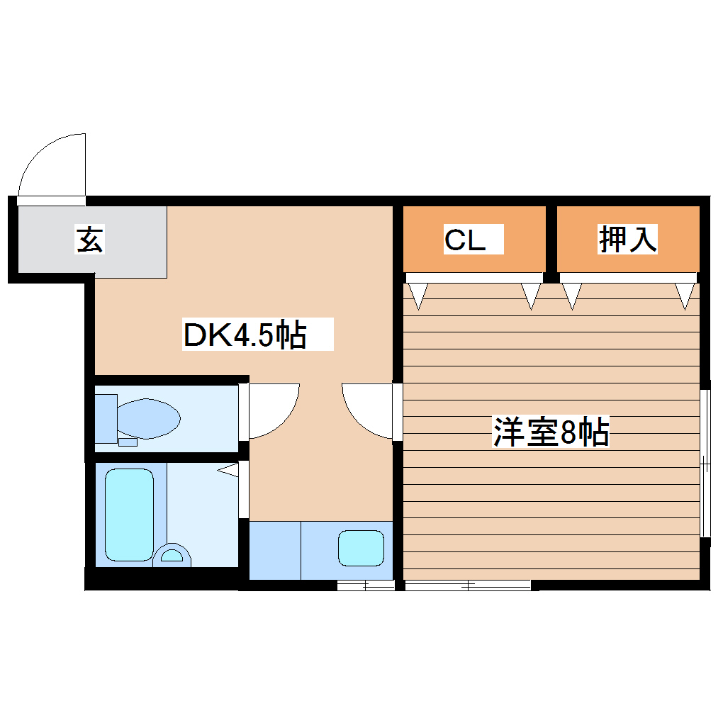 ラスティ植松の間取り