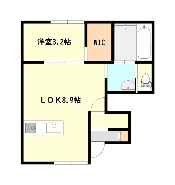 ルオ中野山の間取り