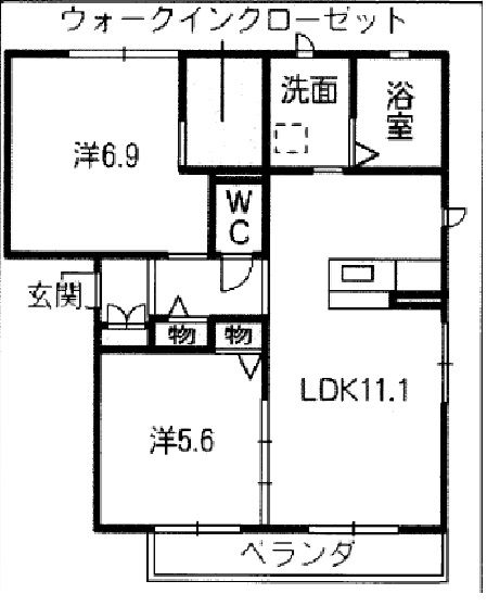 カミーリアシンポの間取り