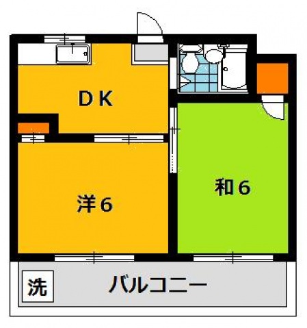 吉野ロイヤルパレスの間取り