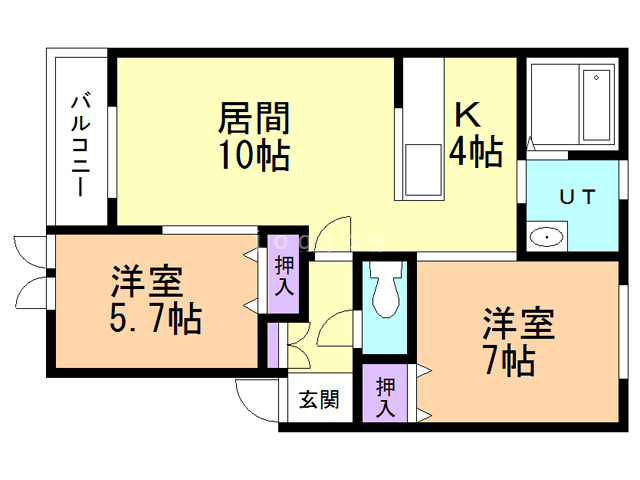 ＭＶＥ新町の間取り