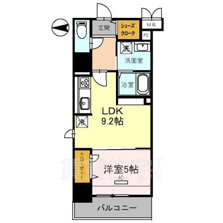 フレンシア西宮北口の間取り