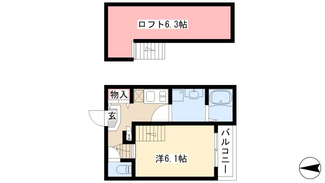 auram千種の間取り