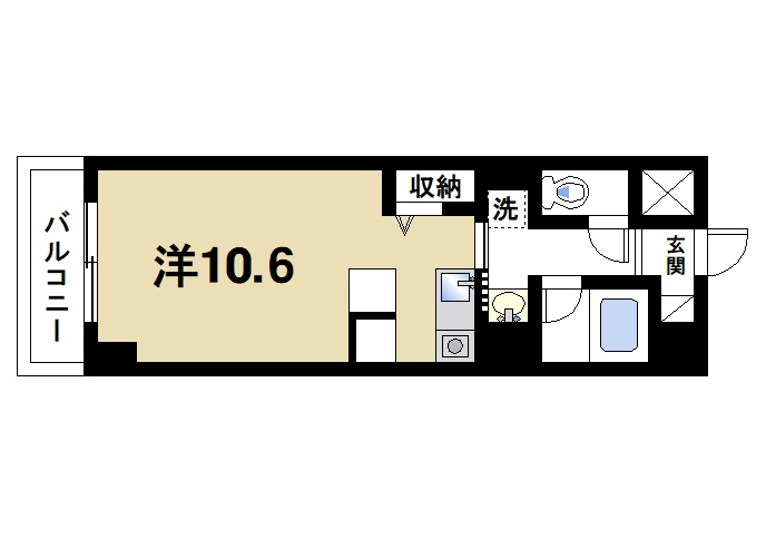 奈良市油阪町のマンションの間取り