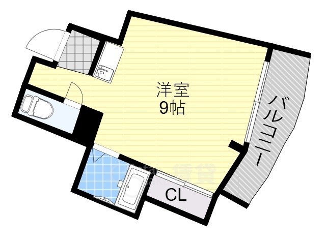 USフラットの間取り