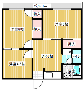 小林コーポの間取り