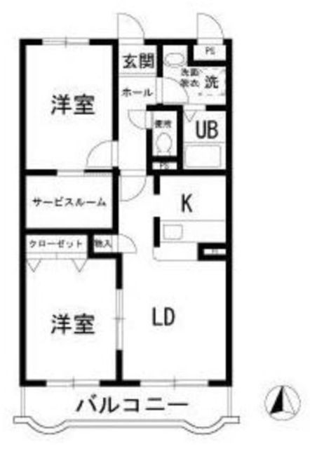 藤沢市下土棚のマンションの間取り