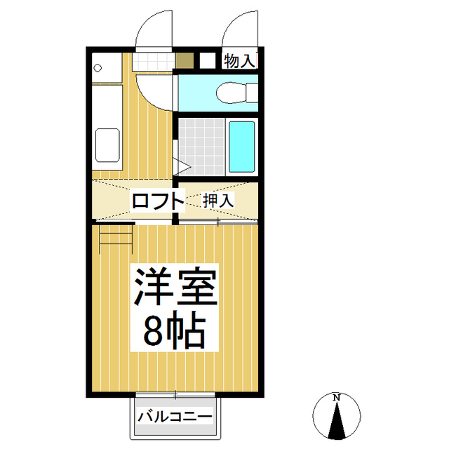 サンガーデン丹波島　北館の間取り