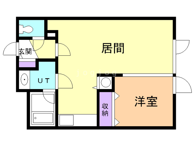 ラグ１６１Ｗの間取り