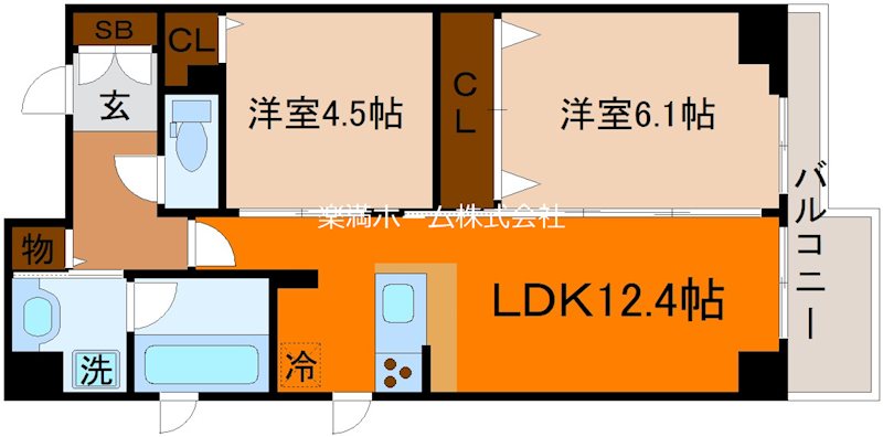 ルッソ烏丸五条の間取り