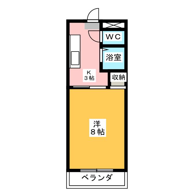 山王マンション　南棟の間取り