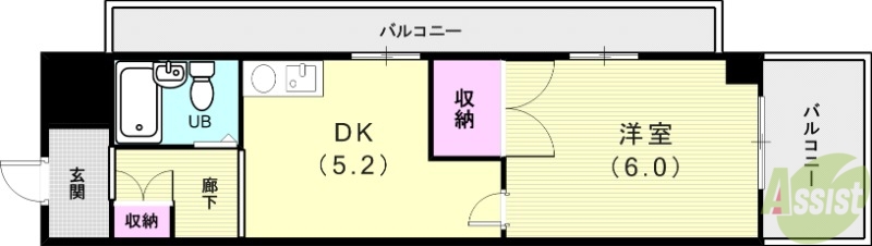 パルレ瑞ケ丘の間取り