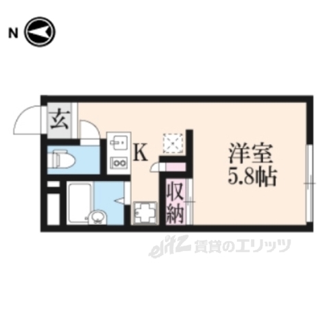 レオパレス冨田3の間取り写真