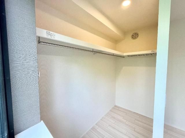 収納　たっぷりとした収納スペースです