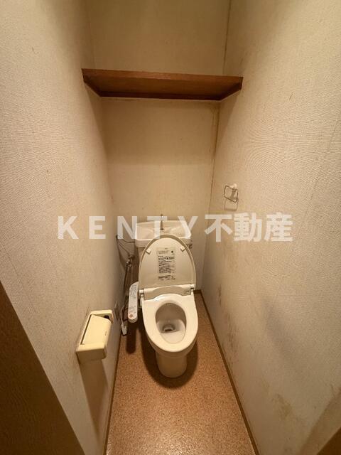 トイレ　ゆったりとした空間のトイレです