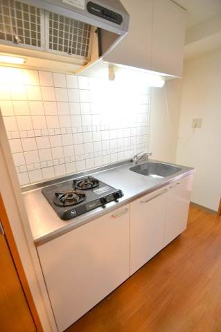 キッチン　2口システムキッチン（都市ガス）