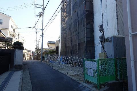 洗面設備　建築中