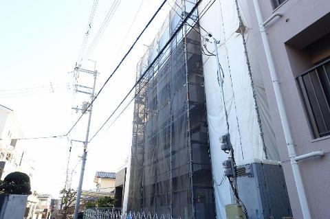 居室・リビング　建築中