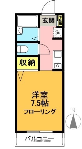 小田急線 梅ケ丘駅 徒歩6分 3階建 築26年の間取り写真