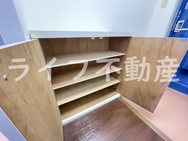 収納　たっぷりとした収納スペースです