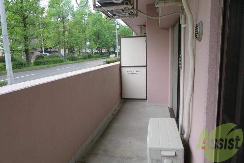 バルコニー　南向きバルコニー、ひろびろしてて日当たりも良さそう