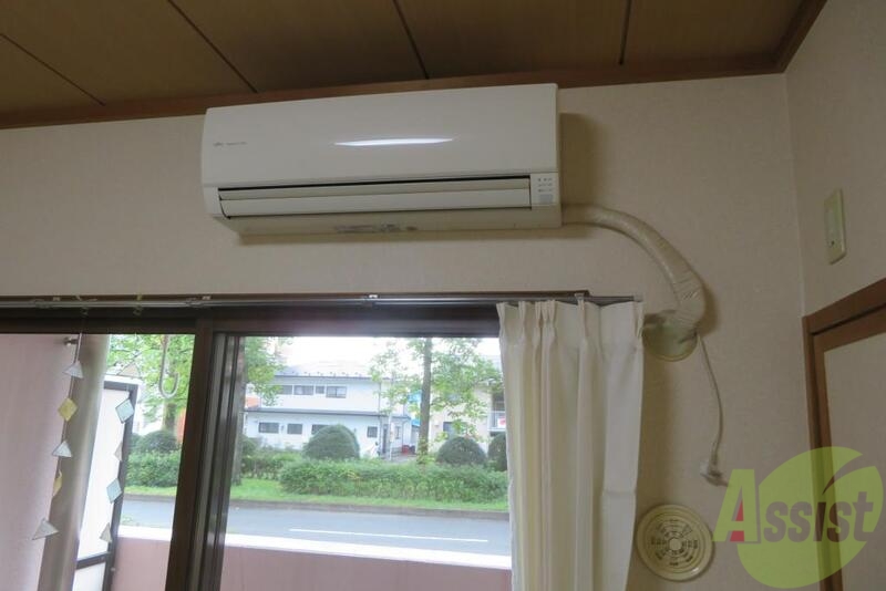 その他設備　シーズン問わず活躍するエアコンもちゃんとあります