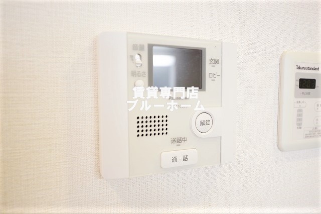 セキュリティ　モニター付きインターホン！