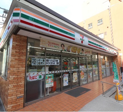 コンビニ　セブンイレブン 大阪小橋町店（コンビニ）まで613m