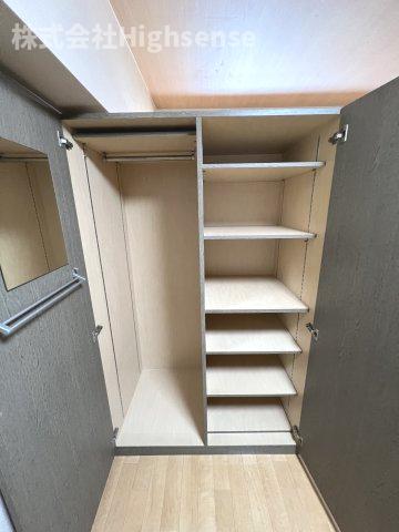 収納　収納のためのスペースです