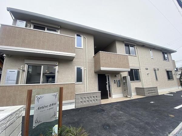 建物外観　建築中！