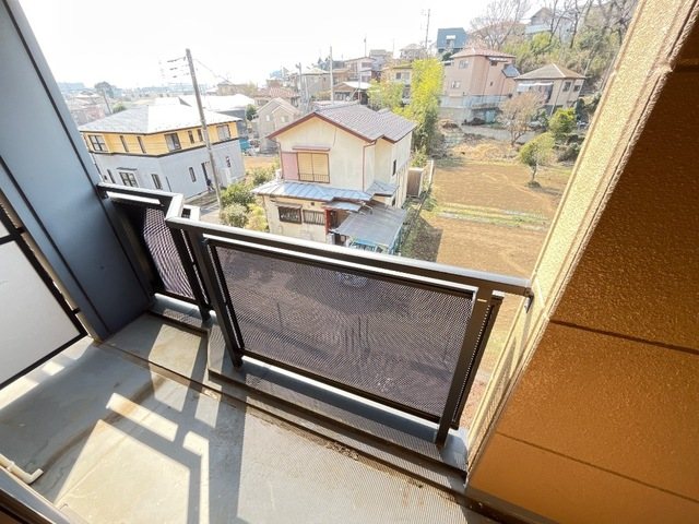 バルコニー　南西向きです