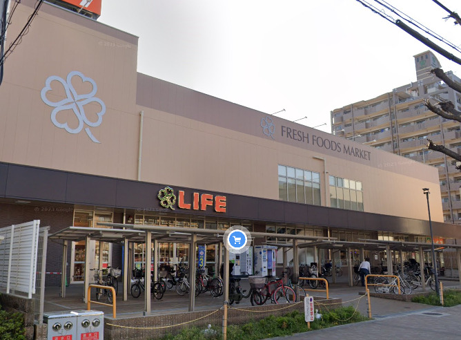 スーパー　ライフ 須磨鷹取店（スーパー）まで221m